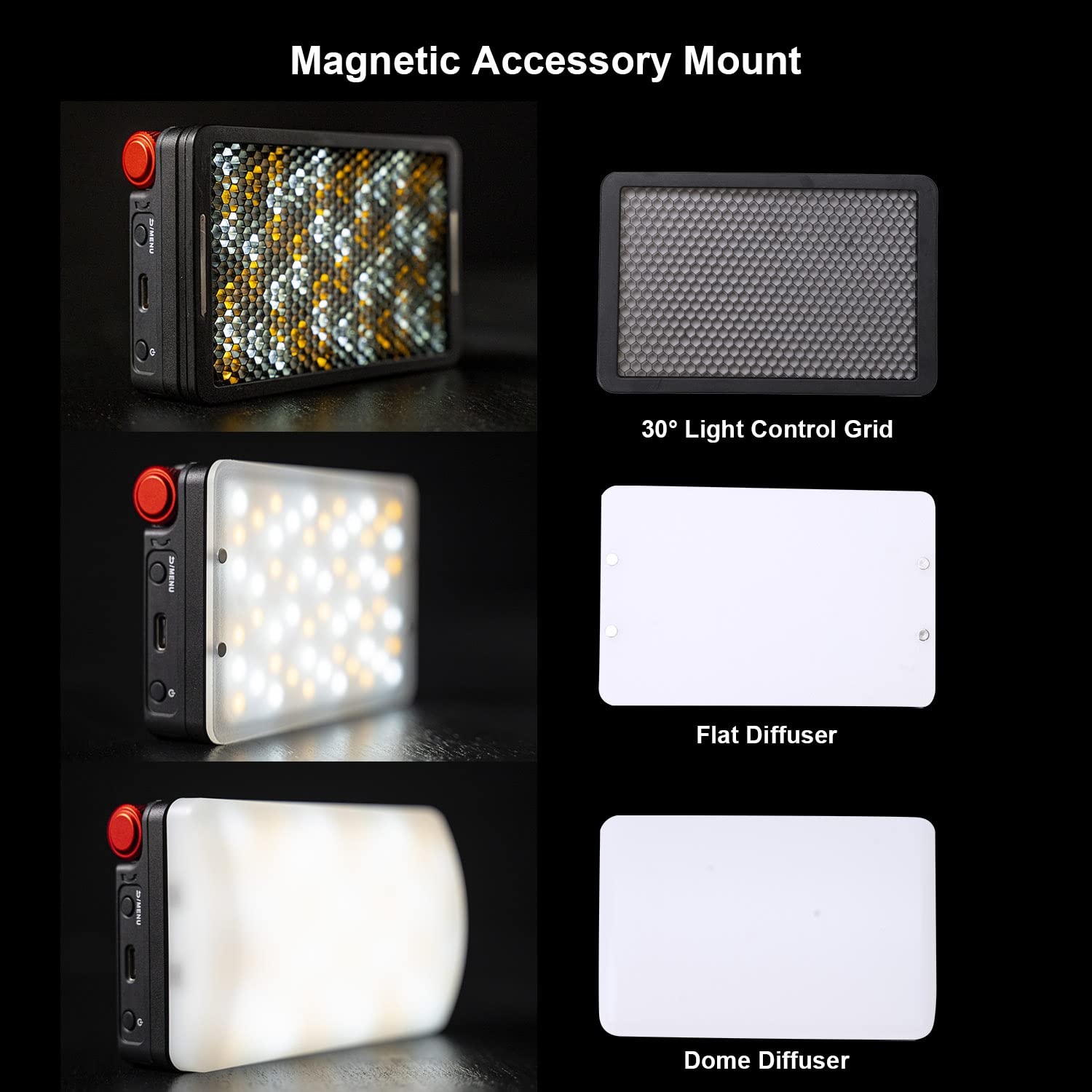 Aputure MC Pro Camera Lights,RGBWW LED Video Lights Lensed Mini